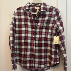 Women’s Red Plaid Shirt